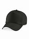 Beechfield Kids' Hat Jockey Fabric Black