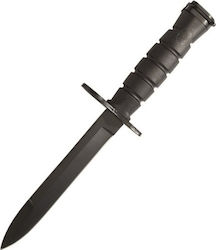 Mil-Tec Retro US M10 Bayonet Knife Black Total Length 30pcs with Blade made of Steel 17pcs in Sheath