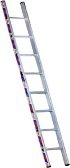 GTC Professional Aluminum Single Ladder Ladder Aluminum with 19 Steps
