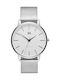 MVMT Boulevard Hermosa Women's Watch with Silver Metal Bracelet