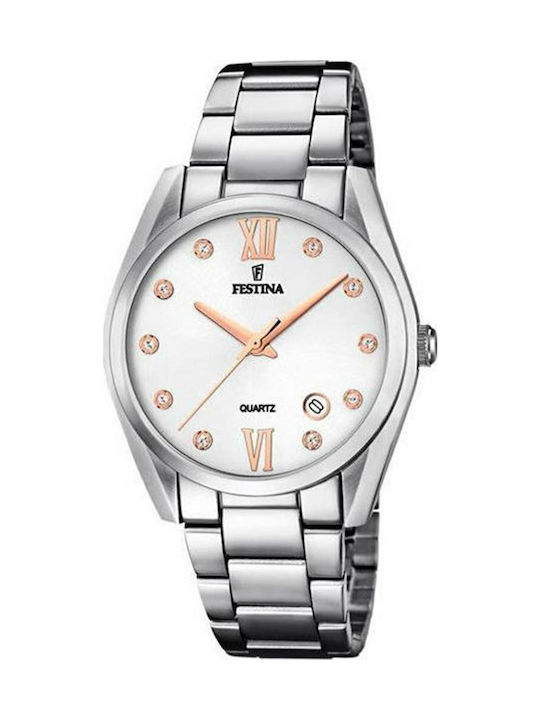 Festina Women's Watch with Silver Metal Bracelet