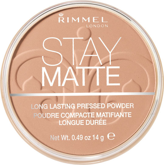 Rimmel Stay Matte Pressed Powder Пудра 010 Топлина 14гр