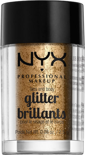 NYX Professional Makeup Face & Body Glitter 08 Bronz 2.5gr