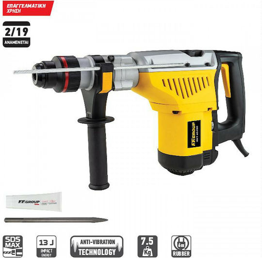 FFG RH 7-40 Pro Impact Demolition Hammer Electric 1350W with Chuck SDS Max 42456