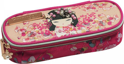 Kimmidol Sumi Pencil Case with 1 Compartment Fuchsia