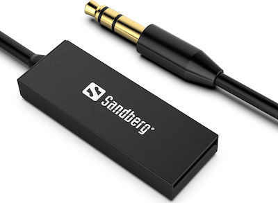 Sandberg Bluetooth 5 Empfänger mit Ausgangsanschluss 3,5 mm Klinke und Mikrofon