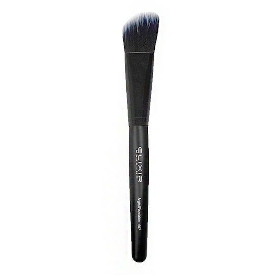 Elixir Professional Makeup Brush for Foundation made of Synthetic Hair Angled