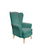 Classic Bergère Petrol Blue 80x80x114cm