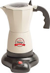 Bestron AES500RE Stovetop Espresso Pot for 6Cups White