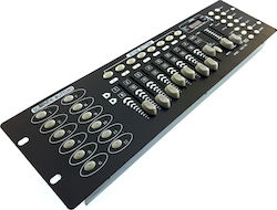 512 Light DMX Controller Κονσόλα Φωτισμού με 192 Κανάλια Ελέγχου με Τοποθέτηση Rack