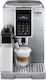 De'Longhi Dinamica ECAM350.75.S Αυτόματη Μηχανή Espresso 1450W Πίεσης 15bar για cappuccino με Μύλο Άλεσης Ασημί