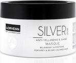 Lorvenn Μάσκα Μαλλιών Silver Anti-Yellowing & Shine για Προστασία Χρώματος 500ml