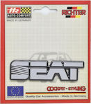 Richter Αυτοκόλλητο Σήμα Αυτοκινήτου Seat 9.5 x 2.5cm