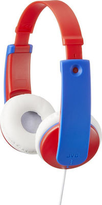 JVC HA-KD7 Ενσύρματα On Ear Παιδικά Ακουστικά Κόκκινα