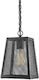 Aca Nyx Outdoor Hanging Ceiling Light E27 in Black Color NYX1PBK