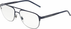 Dolce & Gabbana Metal Eyeglass Frame Navy Blue DG1317 1280