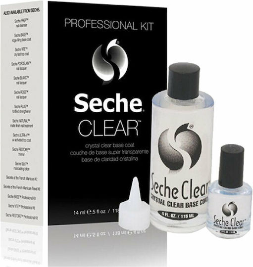 Seche Vite Crystal Kit Base Coat για Απλά Βερνίκια 14ml