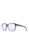 Just Cavalli Women's Sunglasses with Blue Plastic Frame and Gray Lens JC673S 83C