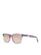 Emilio Pucci Women's Sunglasses with Multicolour Acetate Frame and Brown Gradient Lenses EP0054 80Z
