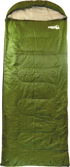 Panda Sleeping Bag Single 2 Seasons Ranger Hood Lime