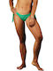 Rock Club Bikini Brasilien mit Schnürchen Grün BP1323.green-neon