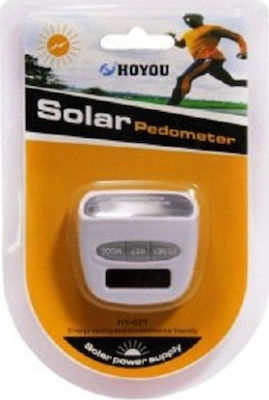 Pedometer Rangoli Solar Pedometer White