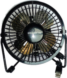 Polaris USB Fan Ανεμιστηράκι Γραφείου Μαύρο