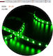 Adeleq LED Streifen Versorgung 12V mit Grün Licht Länge 5m und 60 LED pro Meter SMD5050