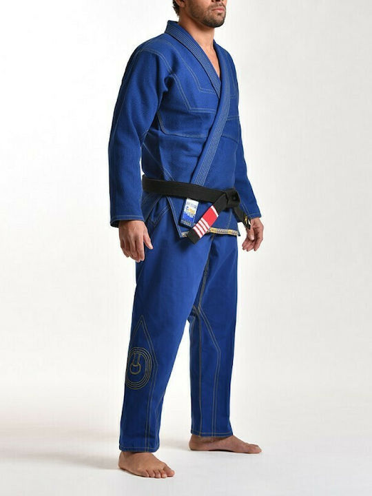 Grips Athletics Gi Cali 99 Men's Brazilian Jiu Jitsu Uniform Blue