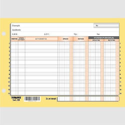 Typofix Buchhaltung Ledger Papier Pliant 3-210