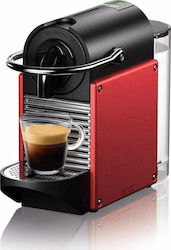 De'Longhi Pixie EN124 Pod Coffee Machine Nespresso 19bar Red