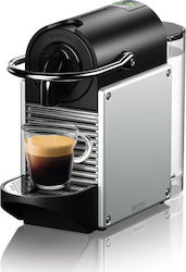 Delonghi Pixie EN124 Καφετιέρα για Κάψουλες Nespresso Πίεσης 19bar Silver