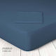 Marwa Sheet King Size with Elastic 180x200+25cm. 004 Indigo