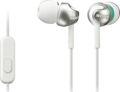 Sony MDR-EX110AP В ушите Безжични с щекер 3.5mm Бял