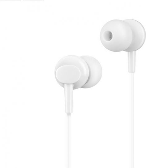 Hoco M14 Initial Sound In-ear Handsfree με Βύσμα 3.5mm Λευκό