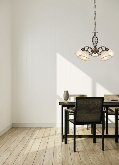 Globo Lighting Odin Pendant Light Bronze 60x600x120cm