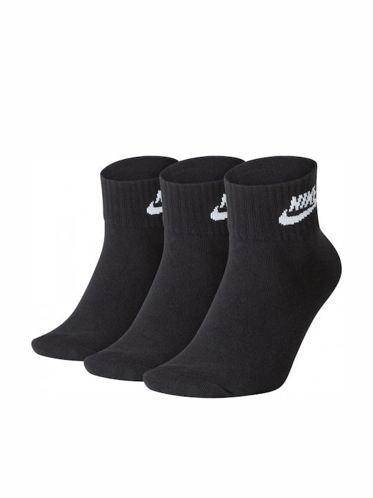 Nike EVERYDAY ESSENTIAL ANKLE 3PP SOCKS Αθλητικές Κάλτσες Πολύχρωμες 3 Ζεύγη