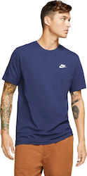 Nike T-shirt Midnight Navy / White