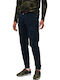 International Applique Sweatpants with Elastic Navy Blue