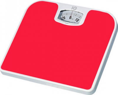 IQ SC-1048 Mechanical Bathroom Scale Red