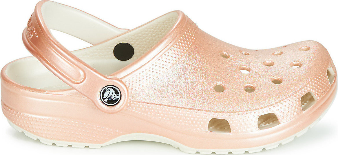 Metallic rose gold shop crocs
