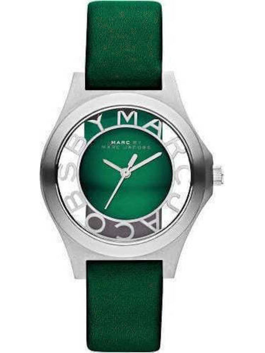 Marc Jacobs Ρολόι Μπαταρίας με Δερμάτινο Λουράκι
