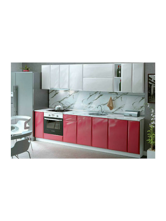 Комплект кухненски шкафове, монтирани на стена и под 280 280x60см Бери - Перла