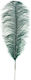 Inart Decorative Feather Green 40cm 1pcs 3-70-355-0033