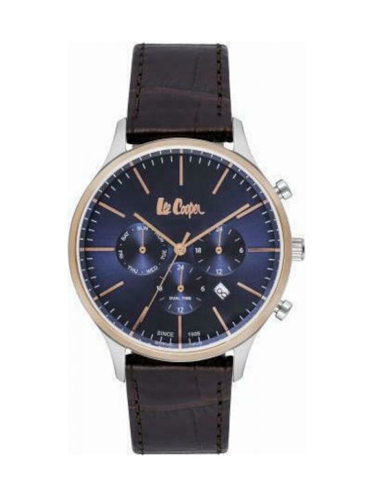 Lee Cooper Watch Chronograph Battery with Black...