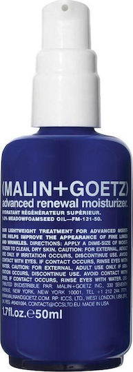 Malin+Goetz Advanced Renewal Moisturizer Λεπτόρρευστη Κρέμα Προσώπου Ημέρας για Ενυδάτωση & Σύσφιξη με Υαλουρονικό Οξύ 50ml