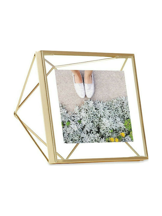 Umbra Prisma Fotorahmen Metallisch mit Gold Rahmen