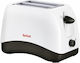 Tefal Delfini Φρυγανιέρα 2 Θέσεων 850W Λευκή
