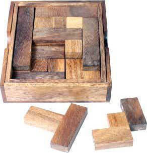 Wooden Thinking Game Topanto (Double Decker Puzzle)