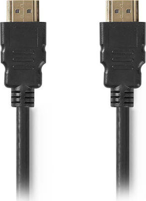 Nedis HDMI 1.4 Cable HDMI male - HDMI male 2m Μαύρο